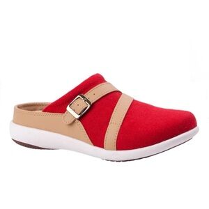 Spenco Orthotic Wool Slip-On Slippers in Ashton Baked Apple size 7 D Wide